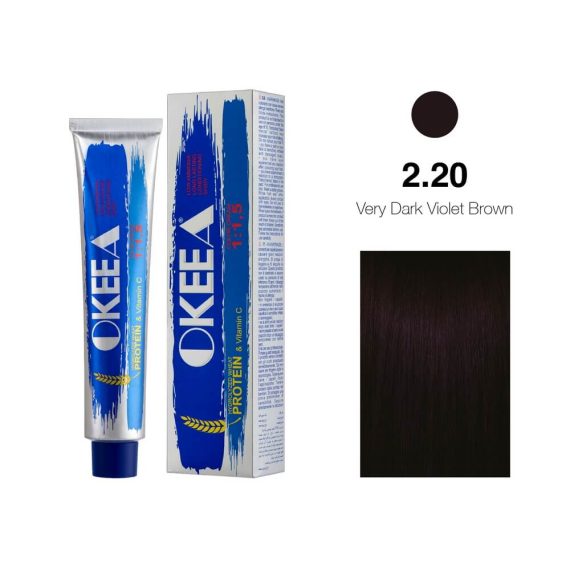 رنگ مو شماره 2.20 Very Dark Violet Brown