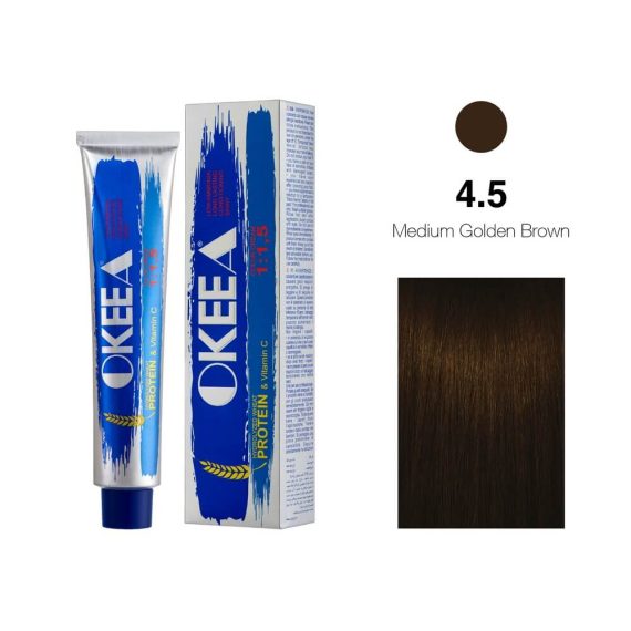 رنگ مو شماره 4.5 Medium Golden Brown