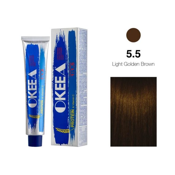 رنگ مو شماره 5.5 Light Golden Brown