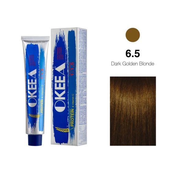 رنگ مو شماره 6.5 Dark Golden Blonde