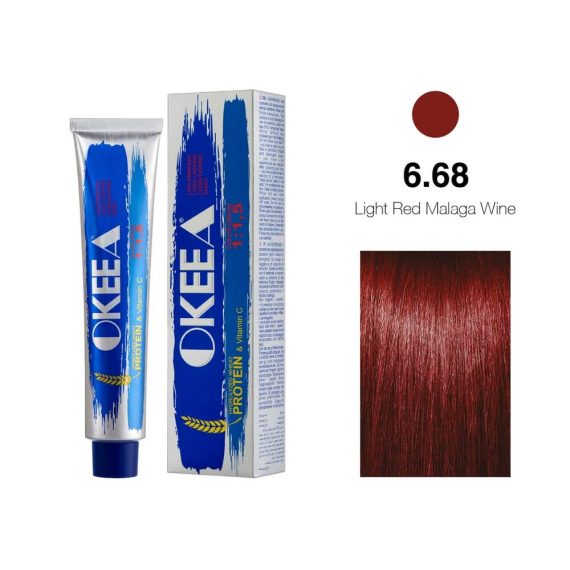 رنگ مو شماره 6.68 Light Red Malaga Wine