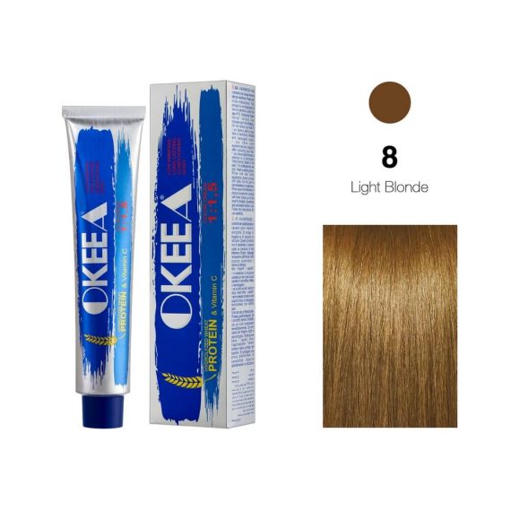 رنگ مو شماره 8 Light Blonde
