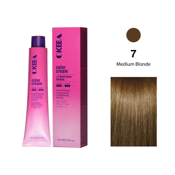 رنگ مو شماره 7 Medium Blonde